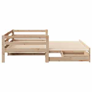 Válenda s přistýlkou a zásuvkami bez matrace 90x200 cm - obrázek 7
