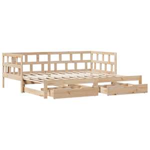 Válenda s přistýlkou a zásuvkami bez matrace 90x200 cm - obrázek 5