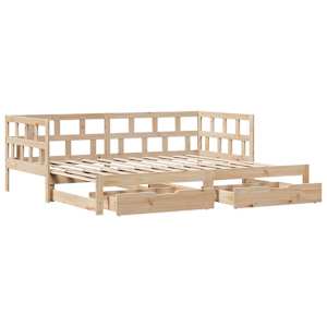Válenda s přistýlkou a zásuvkami bez matrace 90x190 cm - obrázek 5