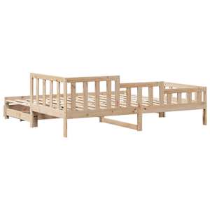 Válenda s přistýlkou a zásuvkami bez matrace 90x190 cm - obrázek 7