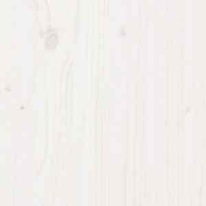 Postel bez matrace bílá 180 x 200 cm masivní borovice - obrázek 11