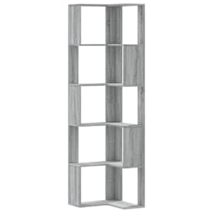 vidaXL 5-korruseline raamaturiiul hall Sonoma tamm 50x50x179 tehispuit