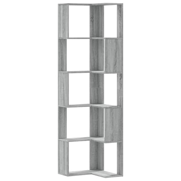 vidaXL 5-korruseline raamaturiiul hall Sonoma tamm 50x50x179 tehispuit