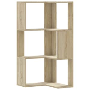 vidaXL 3-korruseline Sonoma tamm 50x50x102 cm tehispuit
