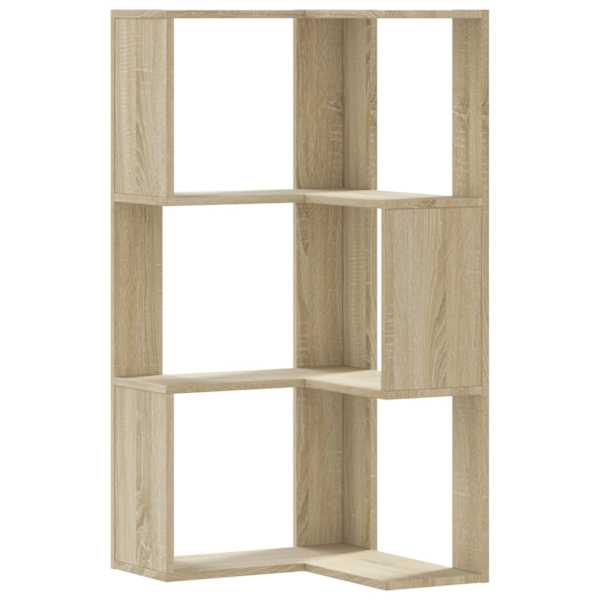 vidaXL 3-korruseline Sonoma tamm 50x50x102 cm tehispuit