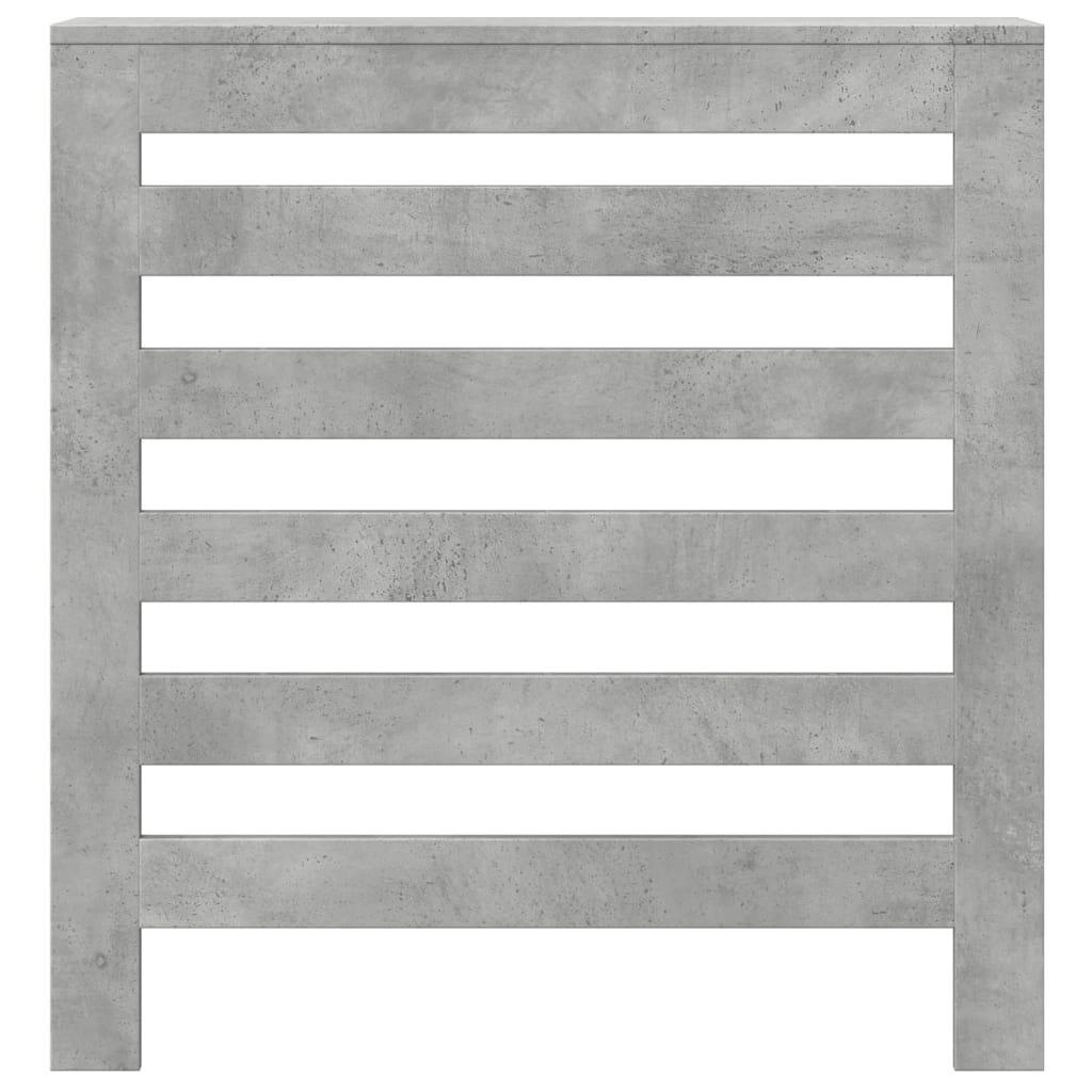 vidaXL Mască pentru calorifer, gri beton, 78x20x82 cm, lemn prelucrat