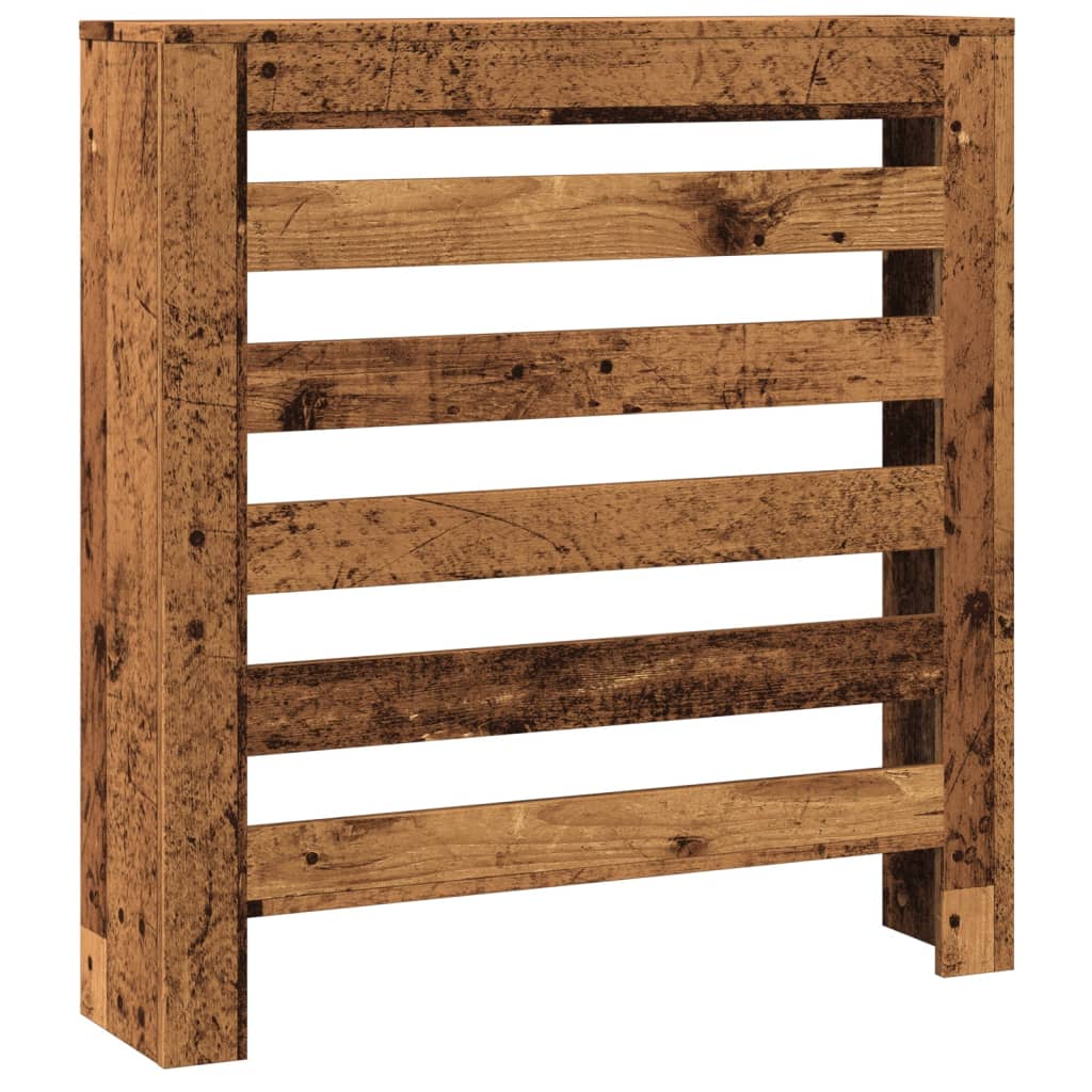 vidaXL Kryt na radiátor old wood 78 x 20 x 82 cm kompozitní dřevo