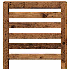 Kryt na radiátor old wood 78 x 20 x 82 cm kompozitní dřevo - obrázek 3