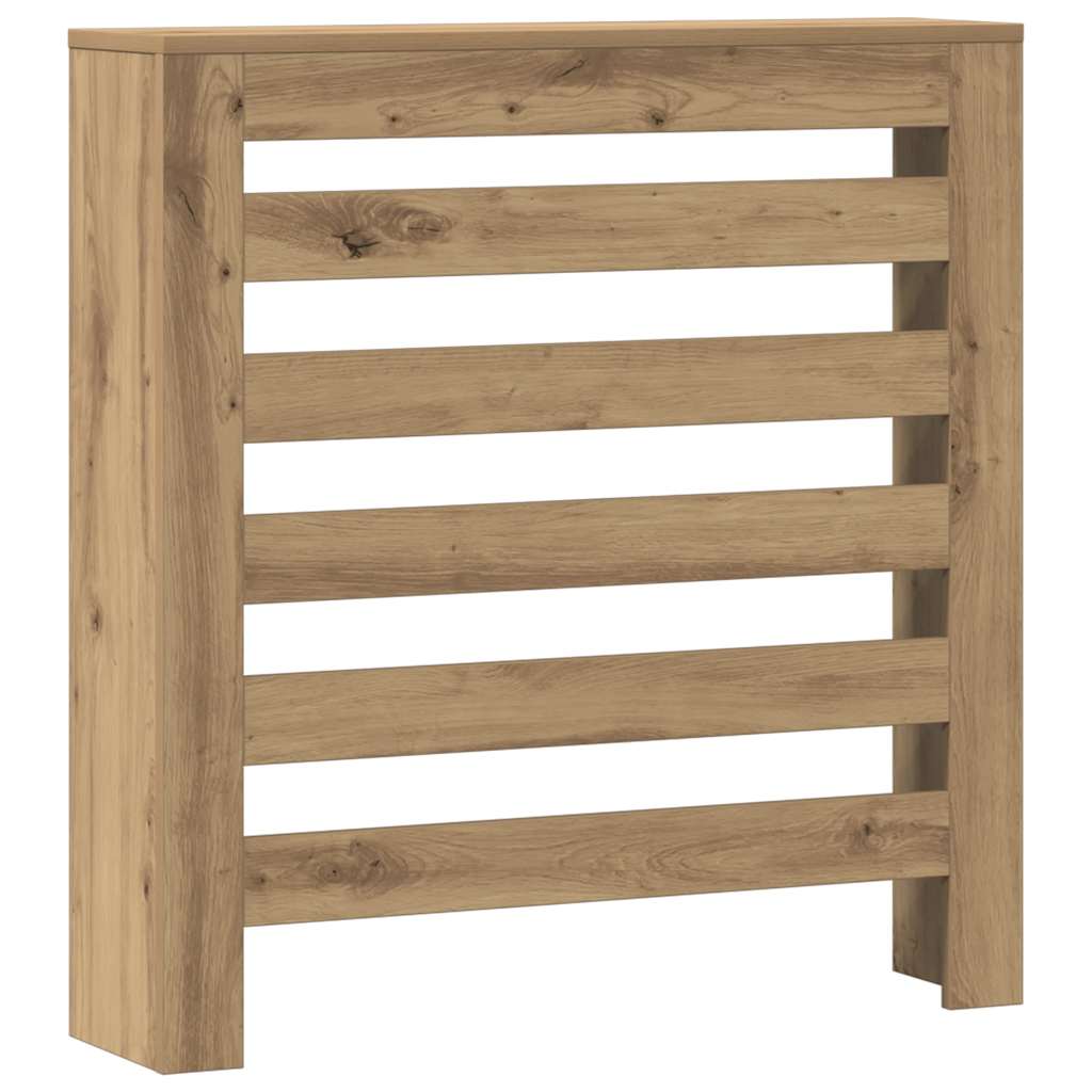 vidaXL Kryt na radiátor dub artisan 78 x 20 x 82 cm kompozitní dřevo