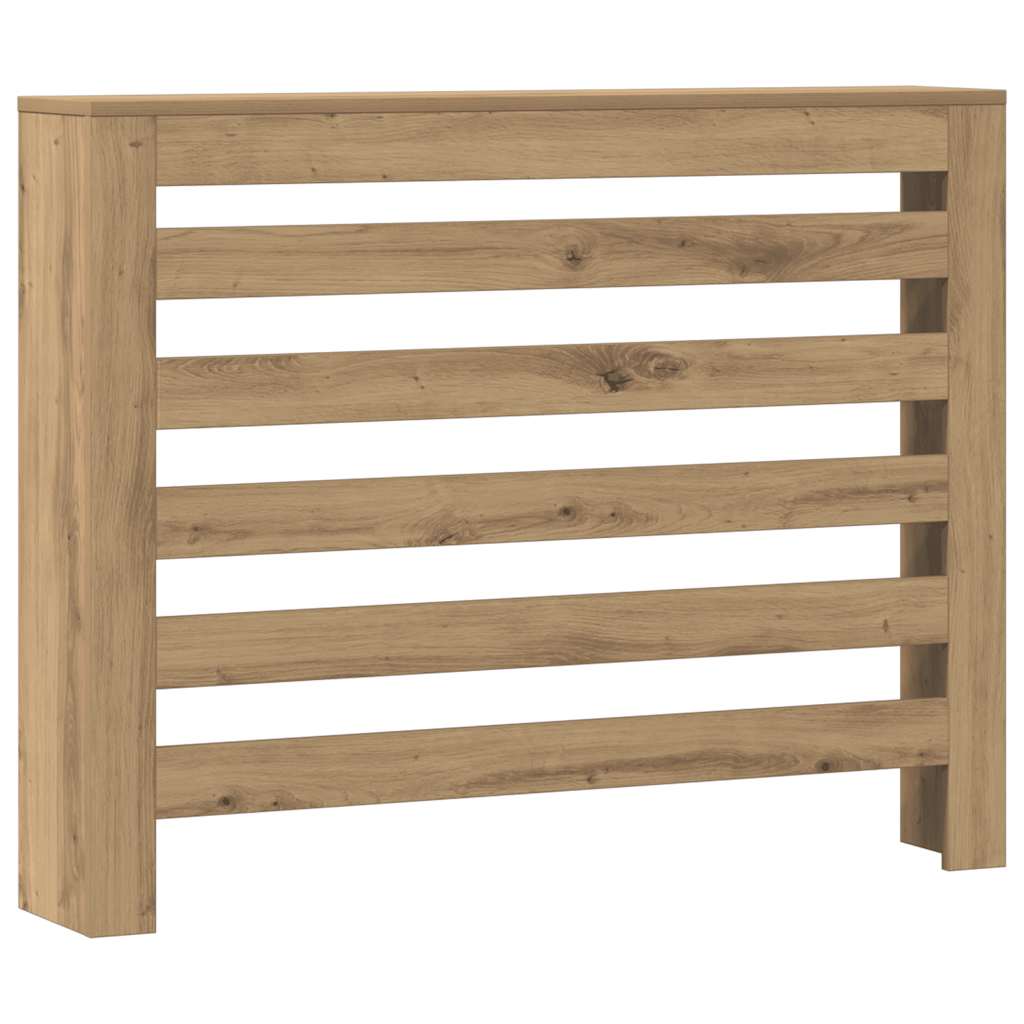 vidaXL Kryt na radiátor dub artisan 104 x 20 x 82 cm kompozitní dřevo