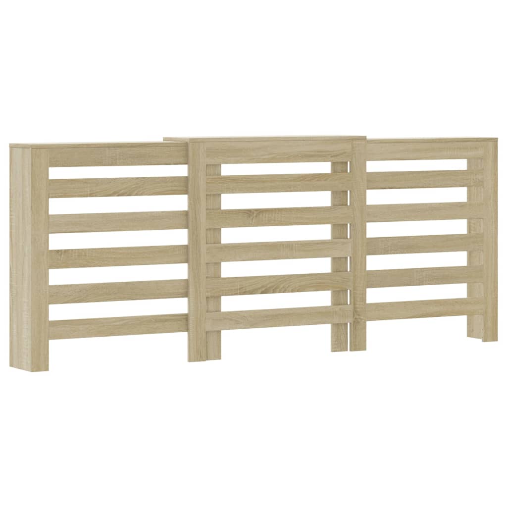 vidaXL Kryt na radiátor dub sonoma 205x21,5x83,5 cm kompozitní dřevo
