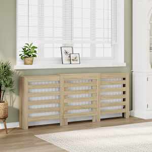 Pokrov za radiator sonoma hrast 205x21,5x83,5 cm inženirski les