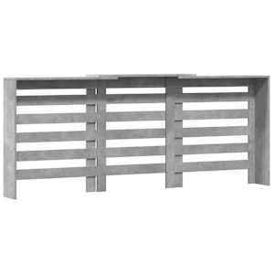Kryt na radiátor betonově šedý 205x21,5x83,5cm kompozitní dřevo - obrázek 5