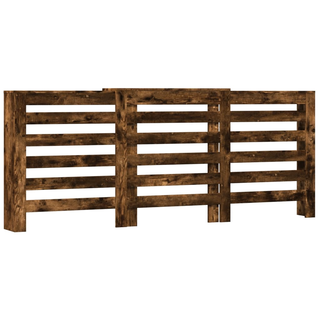 vidaXL Kryt na radiátor kouřový dub 205x21,5x83,5 cm kompozitní dřevo