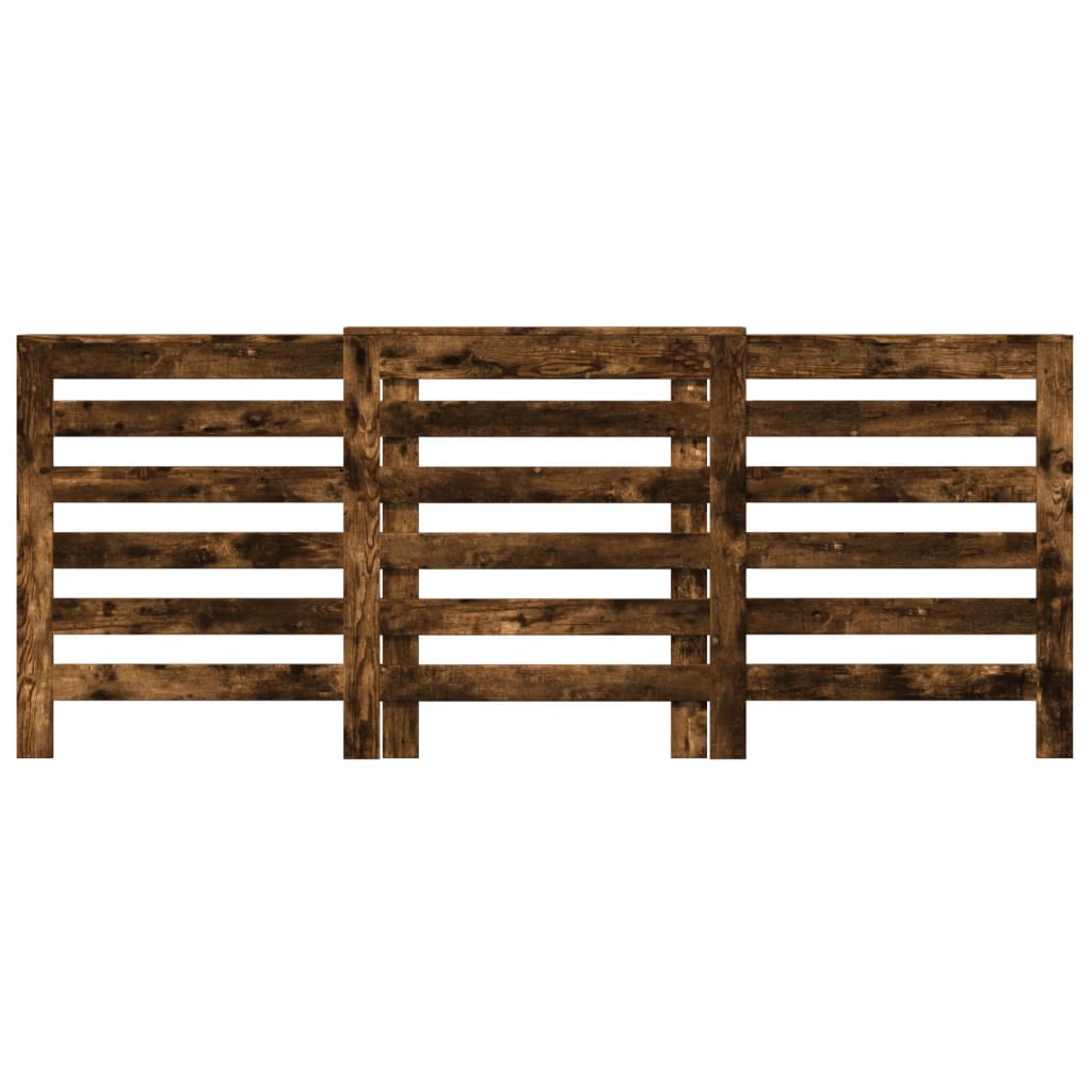 vidaXL Lämpöpatterin suoja savutammi 205x21,5x83,5 cm tekninen puu