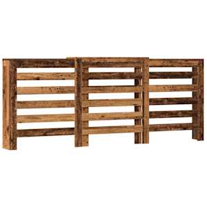 Kryt na radiátor old wood 205 x 21,5 x 83,5 cm kompozitní dřevo - obrázek 2