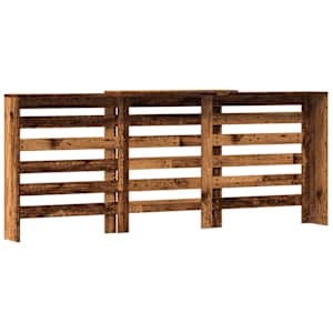Kryt na radiátor old wood 205 x 21,5 x 83,5 cm kompozitní dřevo - obrázek 5