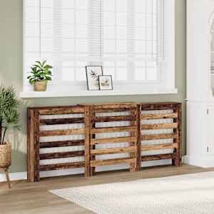 Pokrov za radiator starinski les 205x21,5x83,5cm inženirski les