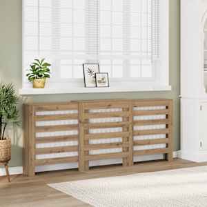 Pokrov za radiator hrast 205x21,5x83,5 cm inženirski les
