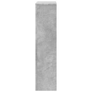 Kryt na radiátor betonově šedý 78 x 20 x 82 cm kompozitní dřevo - obrázek 4