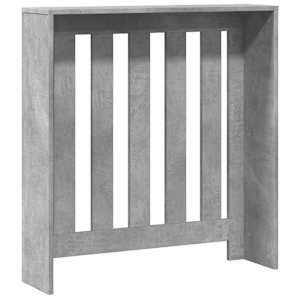 Kryt na radiátor betonově šedý 78 x 20 x 82 cm kompozitní dřevo - obrázek 5