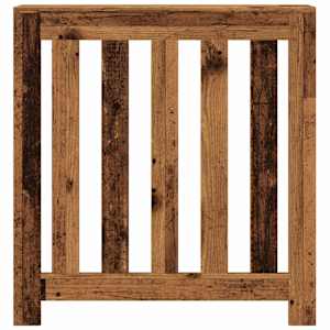 Kryt na radiátor old wood 78 x 20 x 82 cm kompozitní dřevo - obrázek 3