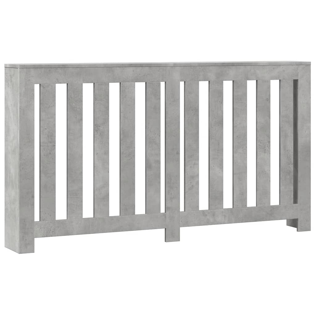 vidaXL betonszürke szerelt fa radiátorburkolat 149 x 20 x 82 cm-image-852747