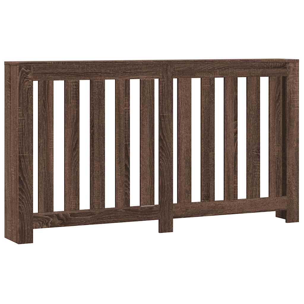 vidaXL Kryt na radiátor hnedý dub 149x20x82 cm kompozitné drevo-image-8721102950070