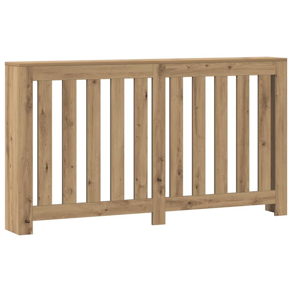 vidaXL Kryt na radiátor dub artisan 149x20x82 cm kompozitné drevo