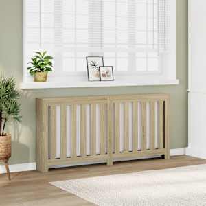 Pokrov za radiator sonoma hrast 175x20x82 cm inženirski les