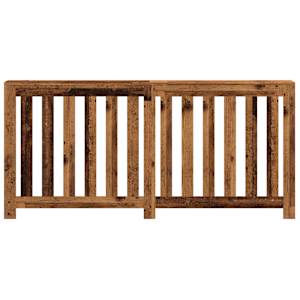 Kryt na radiátor old wood 175 x 20 x 82 cm kompozitní dřevo - obrázek 3