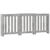 vidaXL Radiaatori kate Betoonhall 205 x 21,5 x 83,5 cm Tehispuit