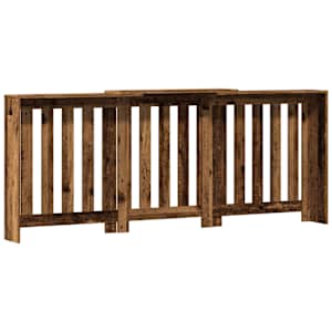 Kryt na radiátor old wood 205 x 21,5 x 83,5 cm kompozitní dřevo - obrázek 5