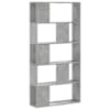 vidaXL raamaturiiul 5 korrust, betoonhall, 80,5x23,5x162,5cm tehispuit