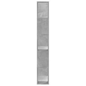 Knihovna 5patrová betonově šedá 80,5 x 23,5 x 162,5 cm kompozit - obrázek 4
