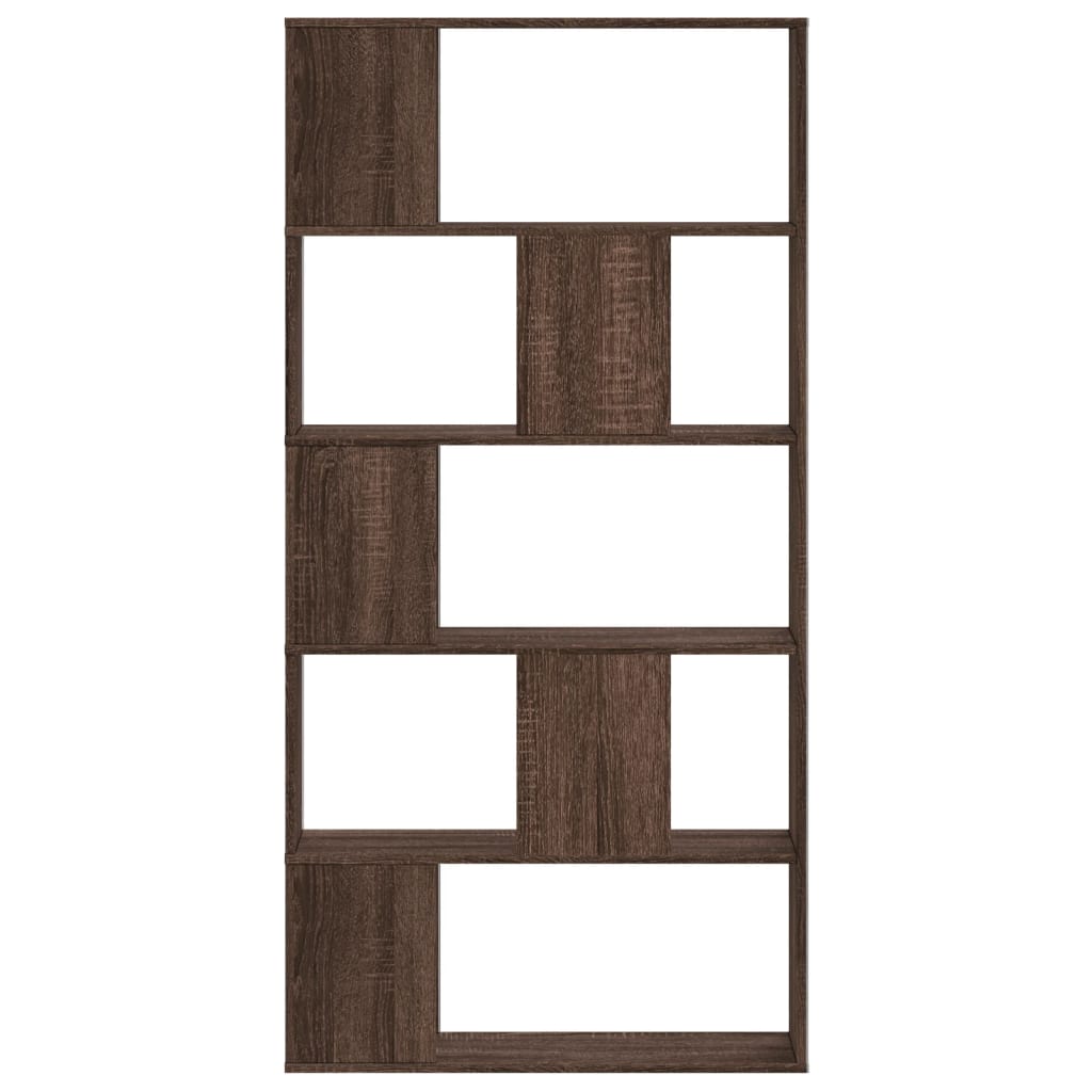 vidaXL Bibliotecă 5 niveluri stejar maro 80,5x23,5x162,5 cm lemn