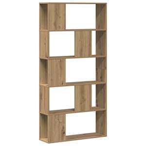 vidaXL raamaturiiul 5 korrust k&auml;sit&ouml;&ouml;tamm 80,5x23,5x162,5 cm tehispuit