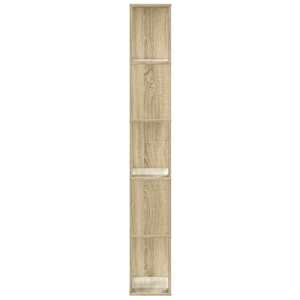 Knihovna 5patrová dub sonoma 45x23,5x162,5 cm kompozitní dřevo - obrázek 4