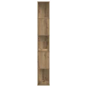 Knihovna 5patrová dub artisan 45x23,5x162,5 cm kompozitní dřevo - obrázek 5