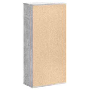 Knihovna betonově šedá 50 x 25 x 105 cm kompozitní dřevo - obrázek 6