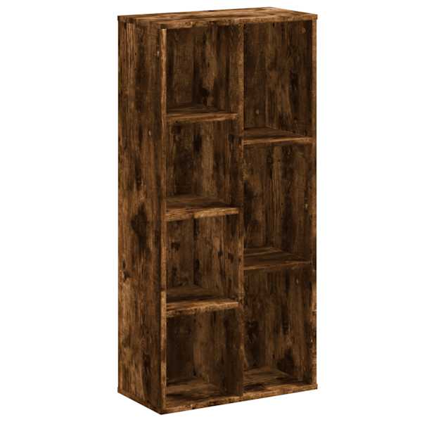 vidaXL raamaturiiul, suitsutatud tamm, 50x25x105 cm, tehispuit
