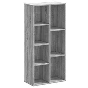 vidaXL raamatualus, hall Sonoma tamm, 50x25x105 cm, tehispuit