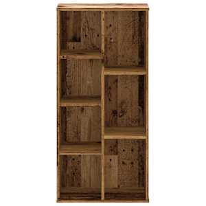 Knihovna old wood 50 x 25 x 105 cm kompozitní dřevo - obrázek 4