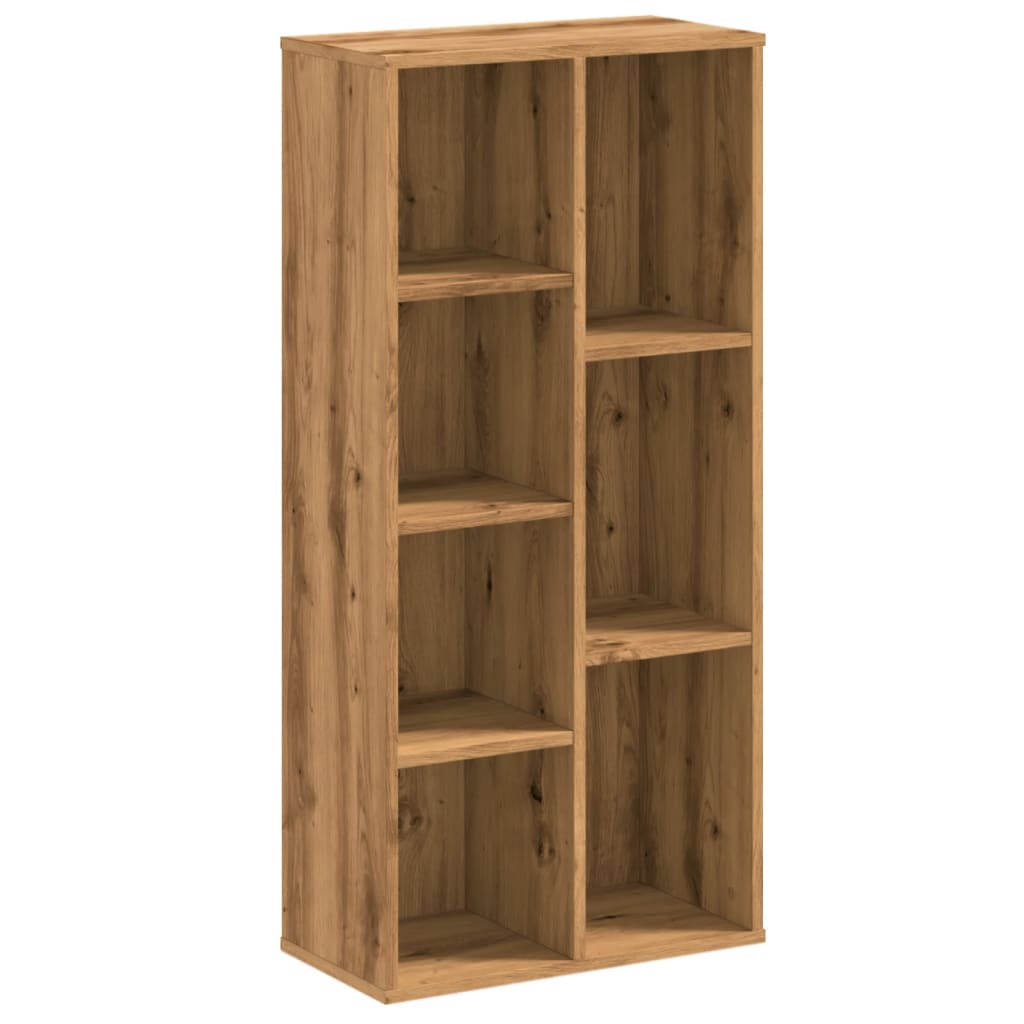 vidaXL Knihovna dub artisan 50 x 25 x 105 cm kompozitní dřevo