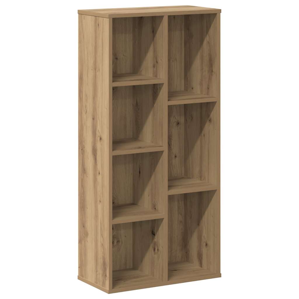 vidaXL Knihovna dub artisan 50 x 25 x 105 cm kompozitní dřevo