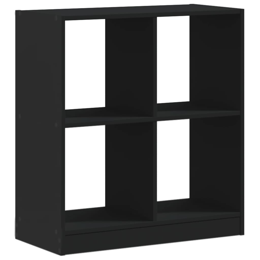 vidaXL Knihovna černá 68,5 x 32 x 75 cm kompozitní dřevo