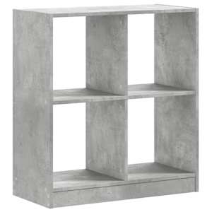 Knihovna betonově šedá 68,5 x 32 x 75 cm kompozitní dřevo - obrázek 2