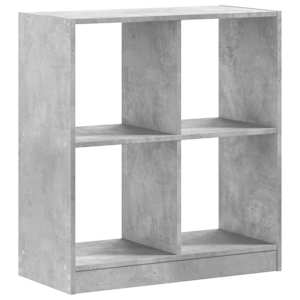 Knihovna betonově šedá 68,5 x 32 x 75 cm kompozitní dřevo - obrázek 6