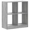 vidaXL raamaturiiul, hall Sonoma tamm, 68,5x32x75 cm, tehispuit