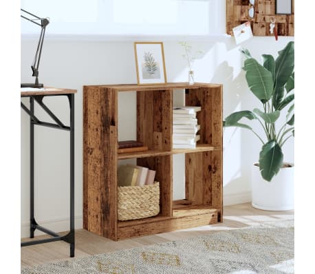 vidaXL Bibliotecă, lemn vechi, 68,5x32x75 cm, lemn prelucrat